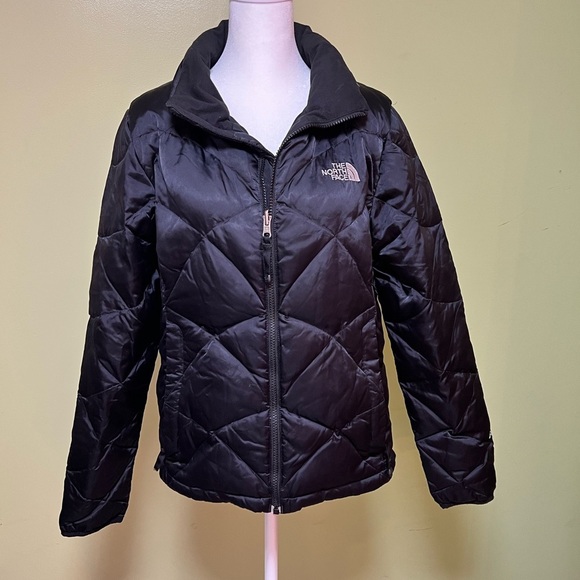 The North Face Women’s Black 550 Down Quilted Jacket – Size Medium. - Picture 1 of 17